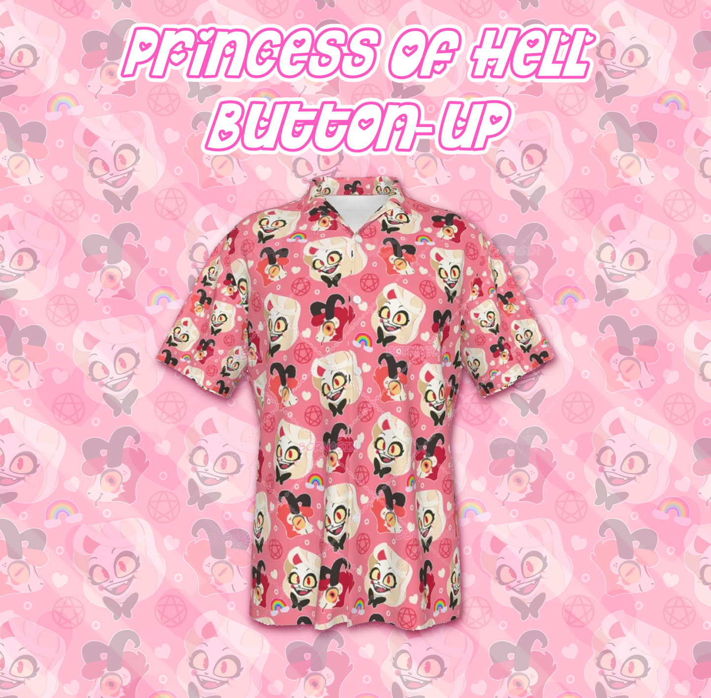 Princess of Hell Button-Up Shirt