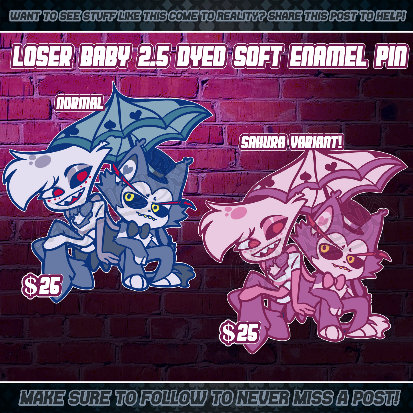 Loser Baby Soft Enamel Pin PRE-ORDER