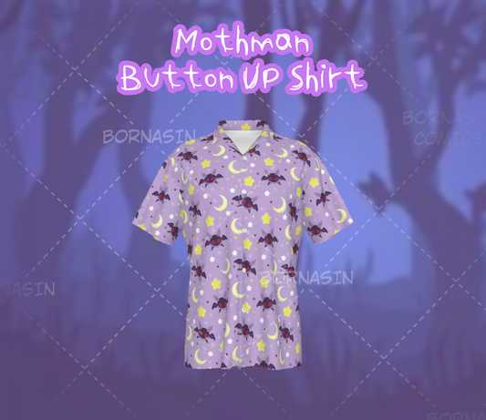Mothman Button Up Shirt