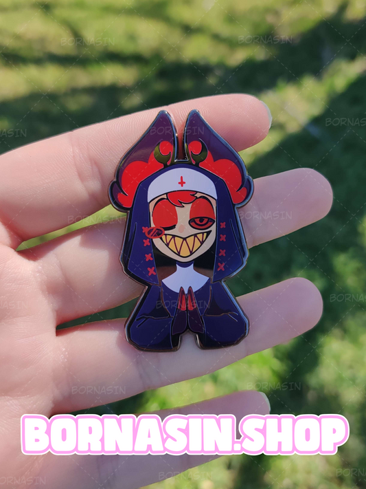 Nun 2.3 Inch Hard Enamel Pin