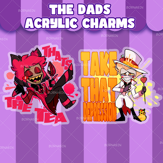 The Dads Acrylic Charms