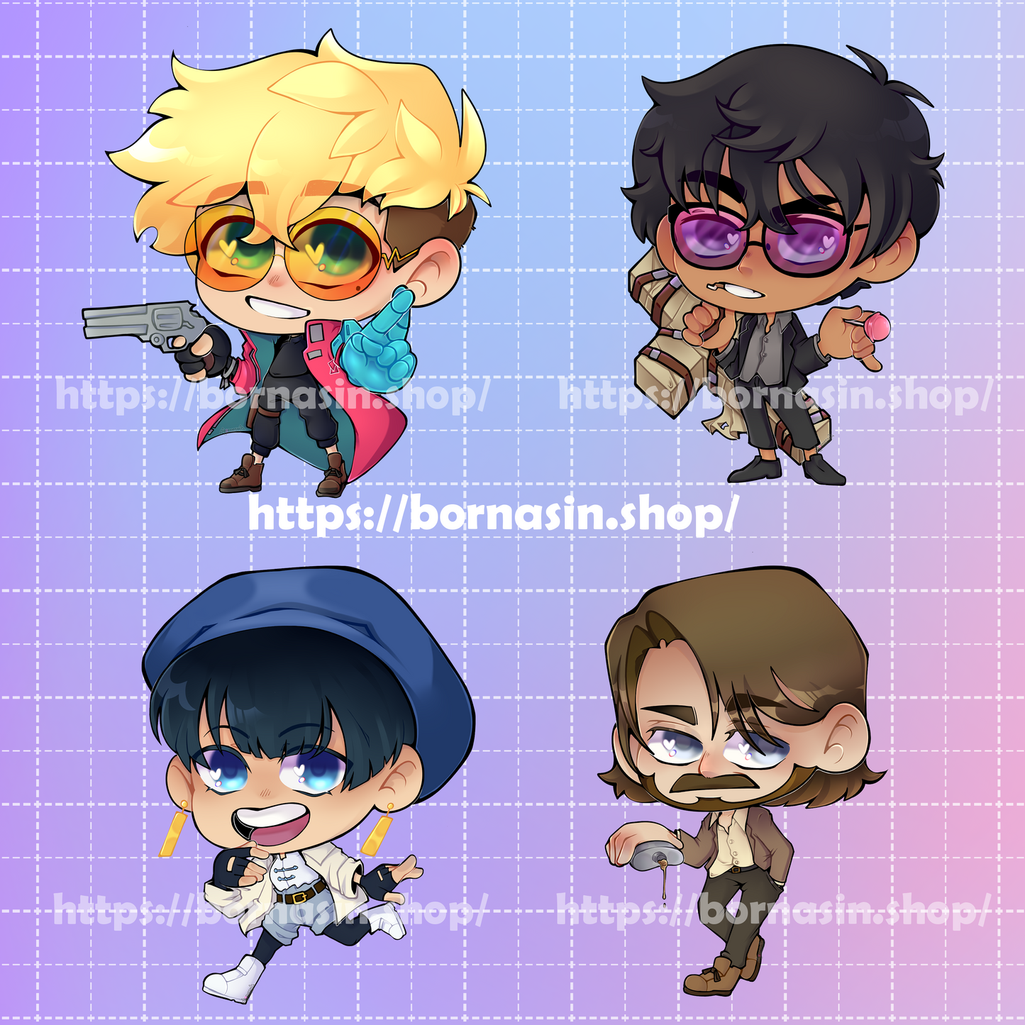 Futuristic Western About Plants Acrylic Charms