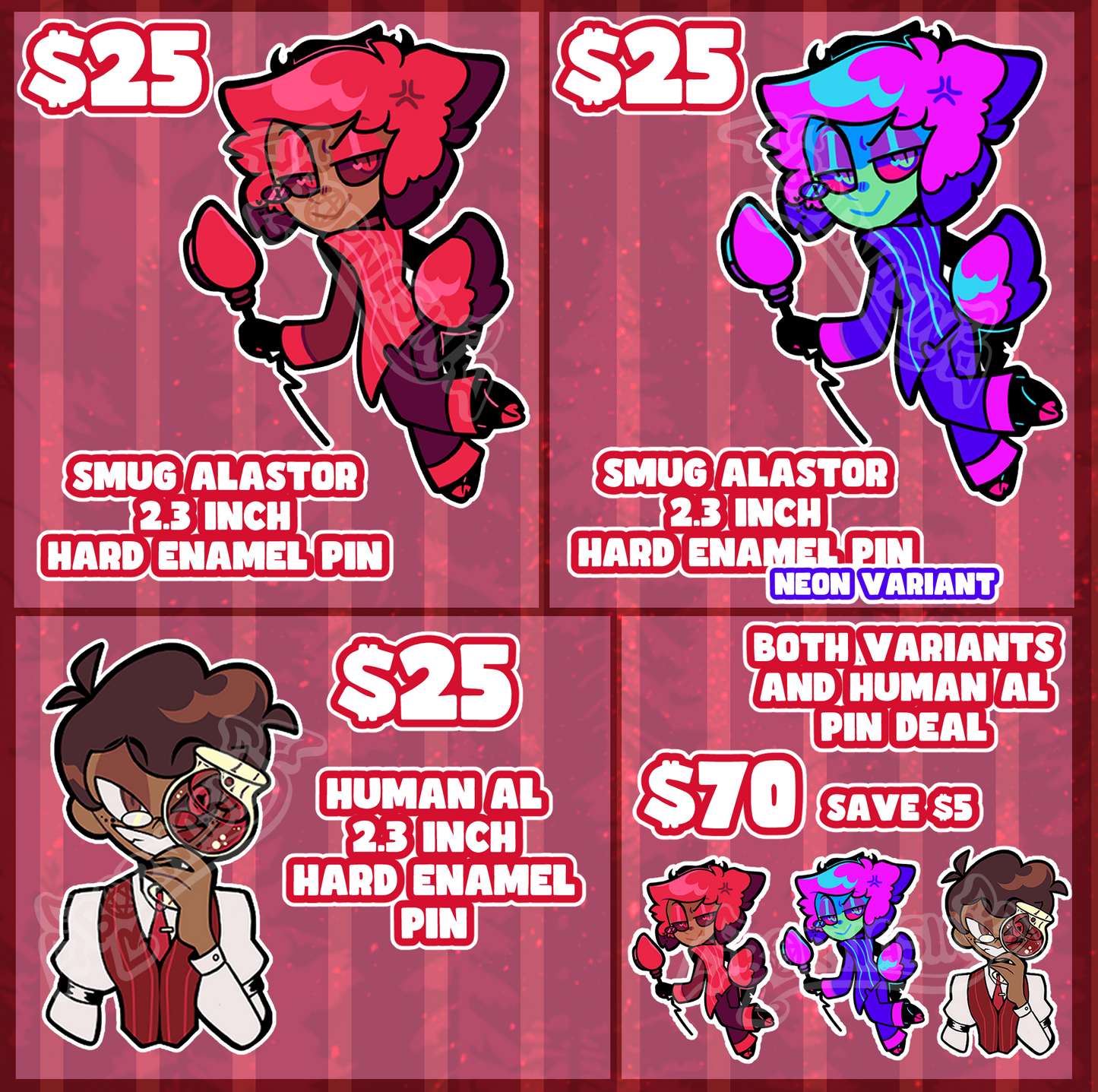 Deer Man Hard Enamel Pins PRE-ORDER