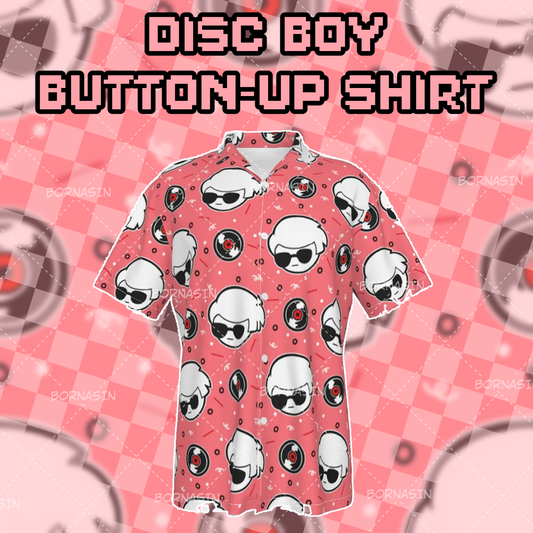Disc Boy Button-Up Shirt