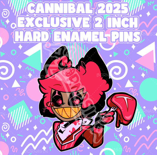 Cannibal (Megacon Exclusive) 2 Inch Hard Enamel Pin