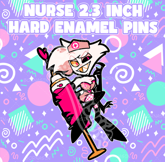 Nurse 2.3 Inch Hard Enamel Pin