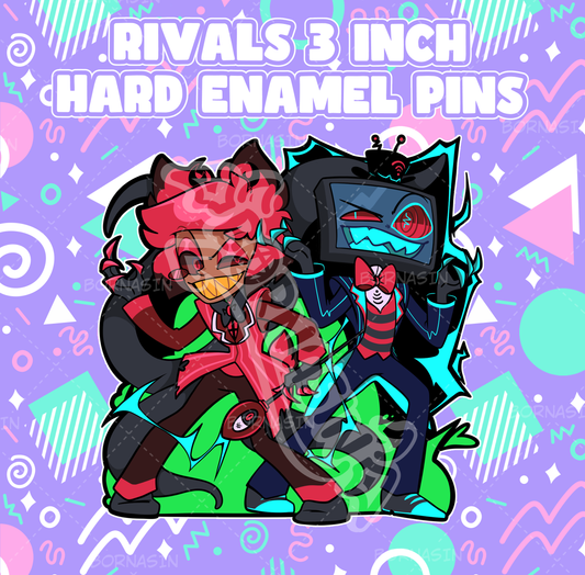 Rivals 3 Inch Hard Enamel Pin