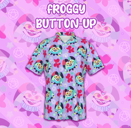 Froggy Button-Up Shirt