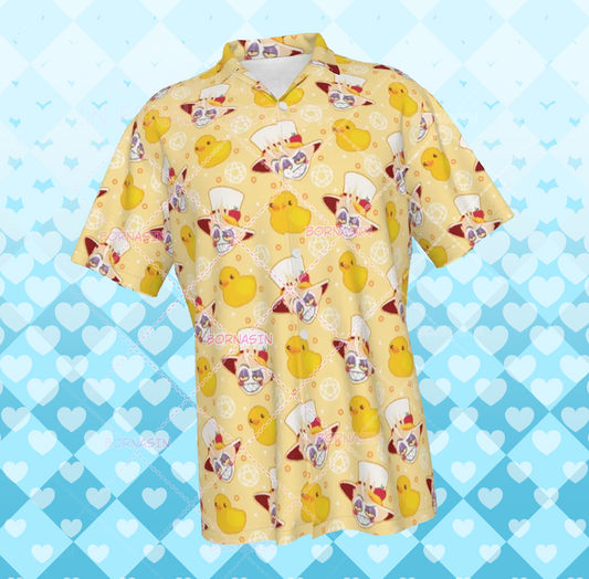 King Of Hell Button-Up Shirt