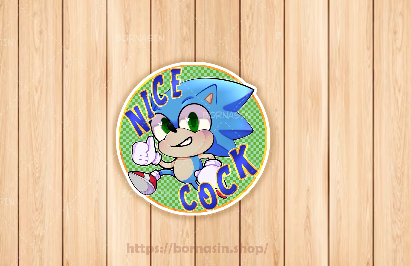 Nice Weenie Holographic Sticker