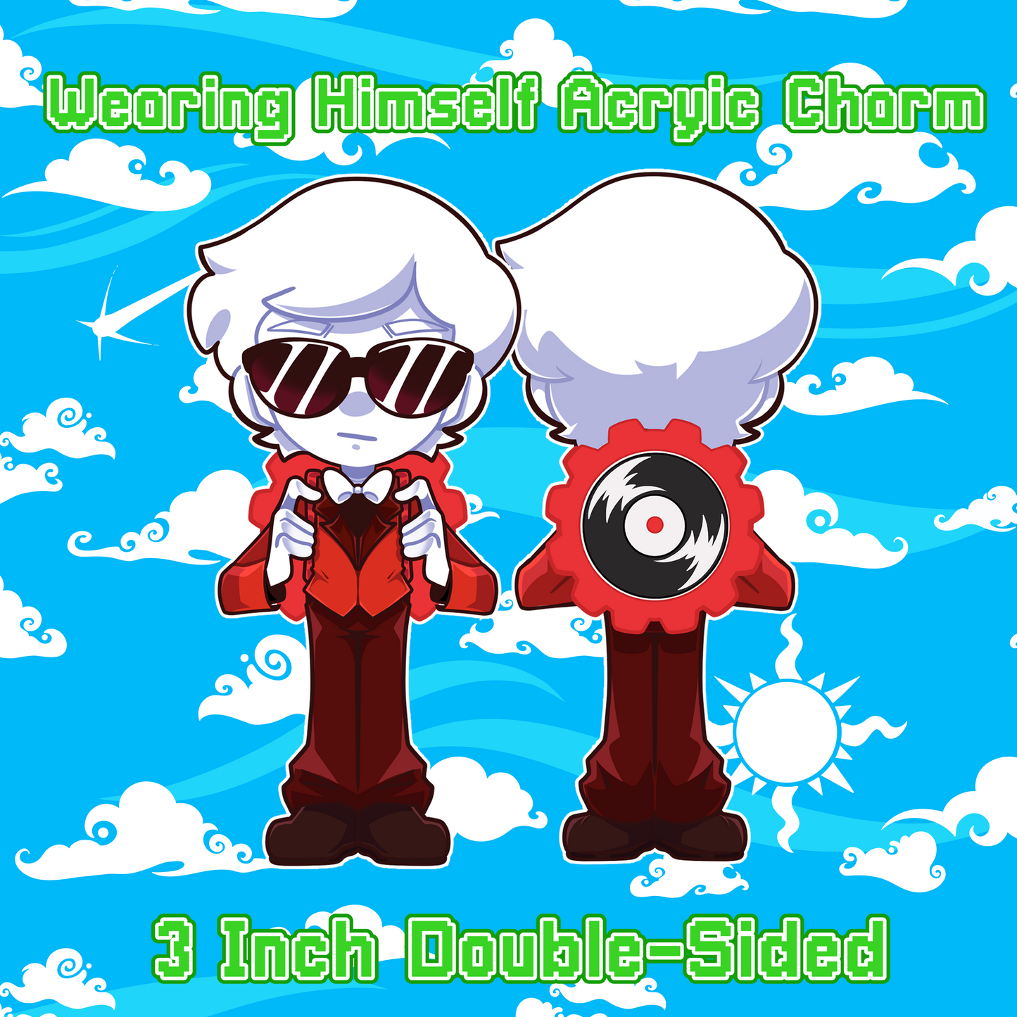 Wearing Himself (Dave) Acrylic Charm PRE-ORDER
