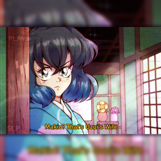 Retro Styled Inosuke Poster