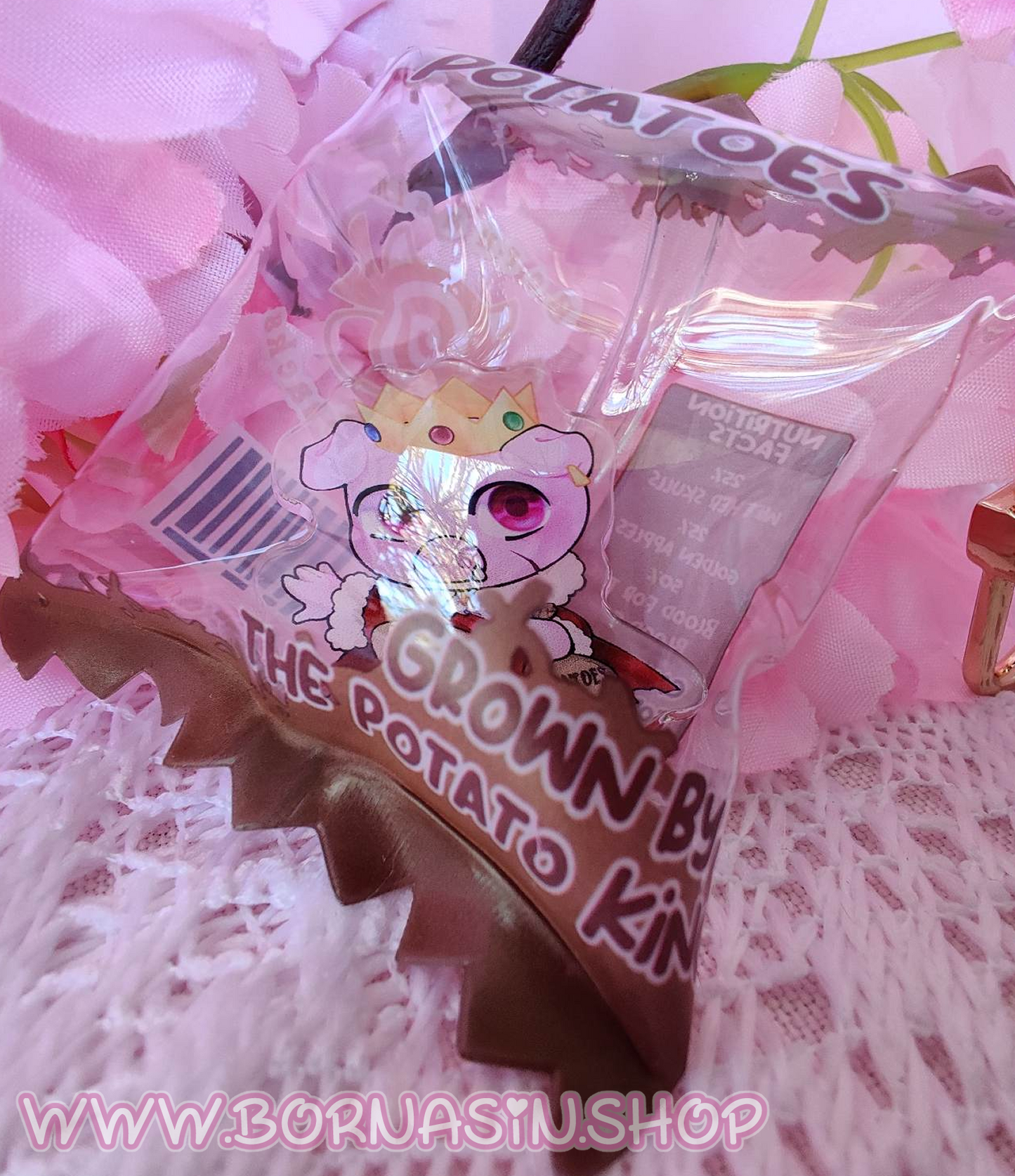 500 Million Potatoes 3d Candy Bag Charm