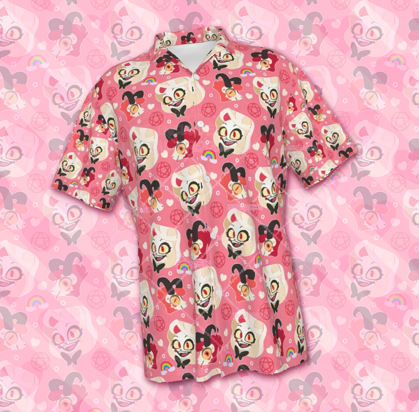 Princess Of Hell Button-Up Shirt