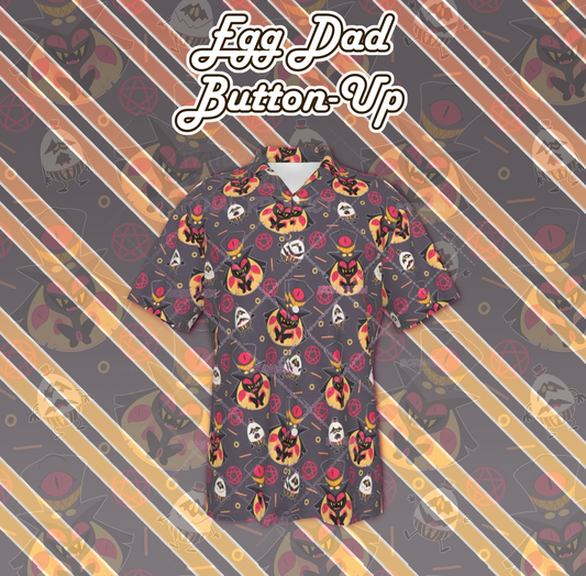 Egg Dad Sir Pentious Button-Up Shirt