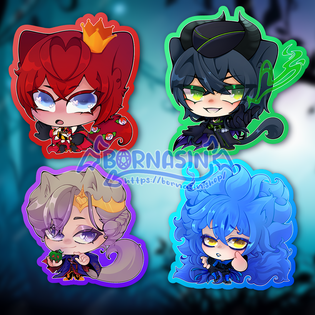 Fairy Tales But Make Them Anime Colorful Acrylic Charms