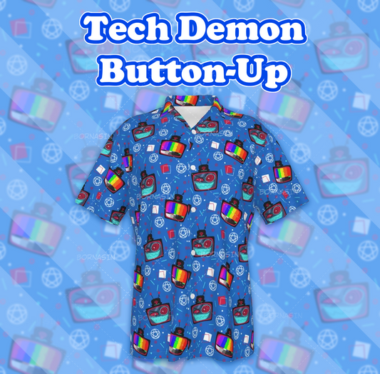 Tech Demon Vox Button-Up Shirt