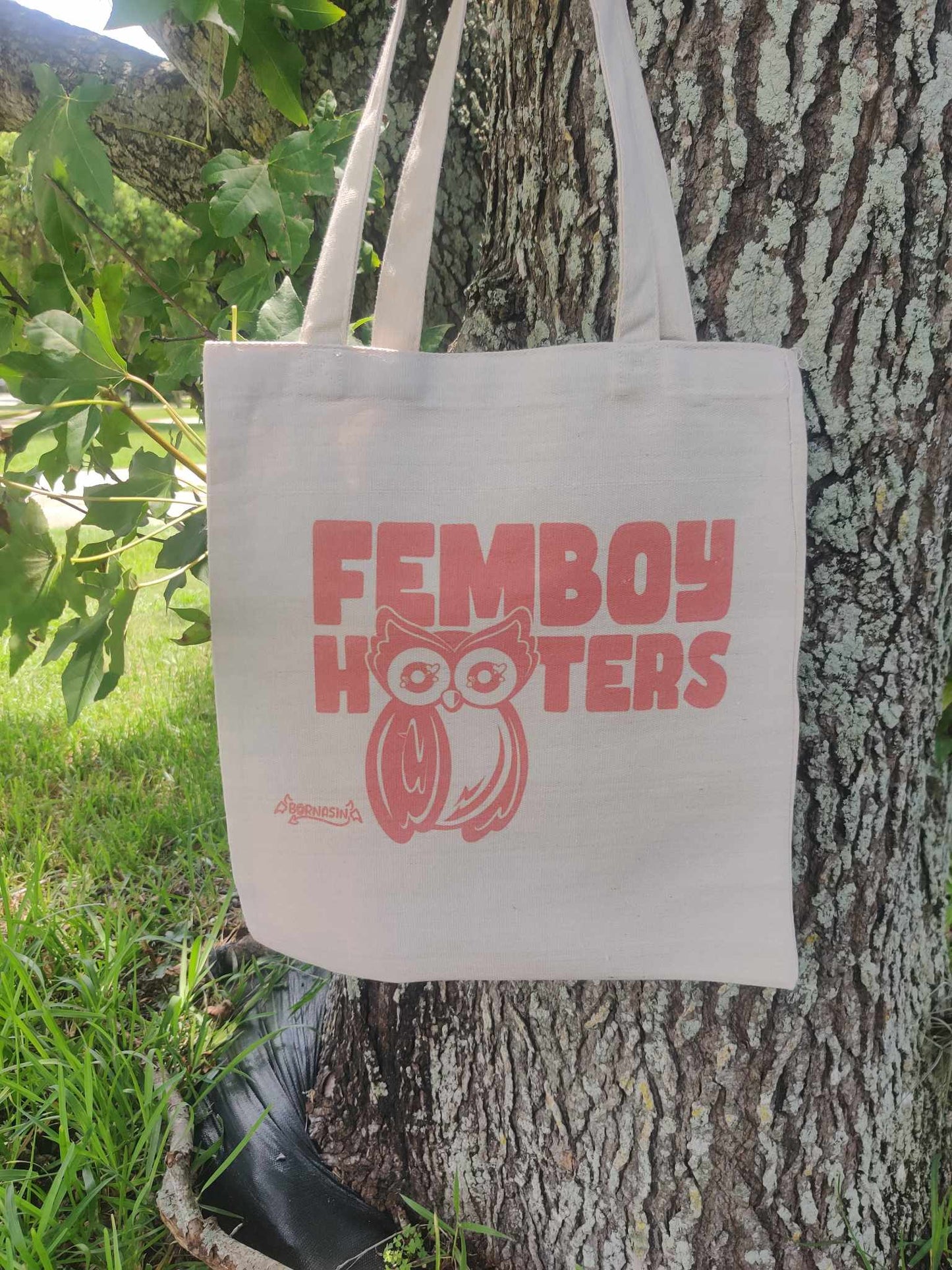 Femboy Hooters Tote Bag