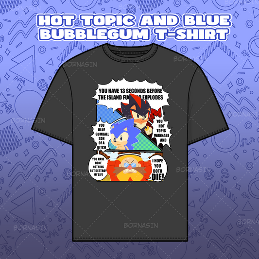 Hot Topic and Blue BubbleGum T-Shirt