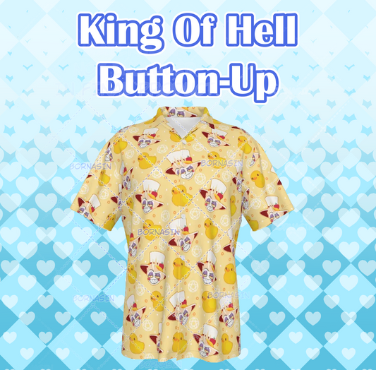 King Of Hell Lucifer Button-Up Shirt