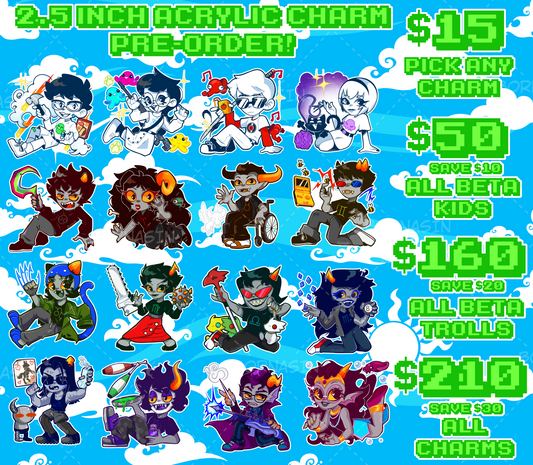 Gamers and Internet Trolls Charms PRE-ORDER