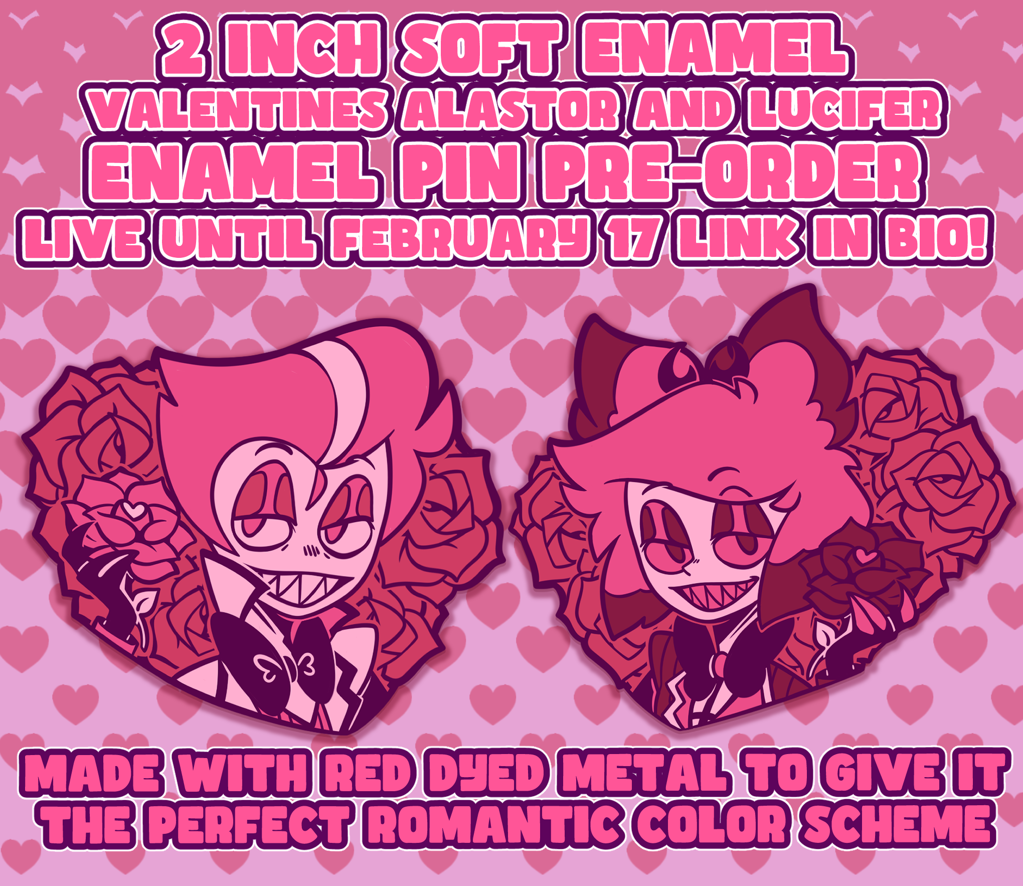 Sinners Valentine Enamel Pin Pre-Order – Bornasin