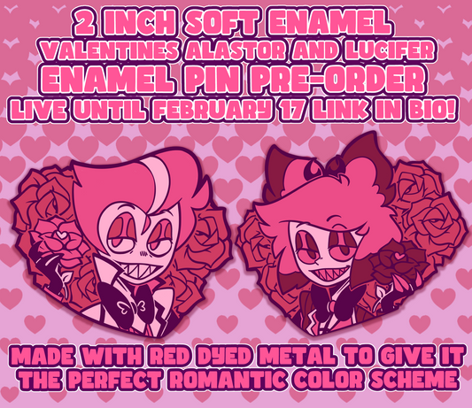 Sinners Valentine Enamel Pin Pre-Order