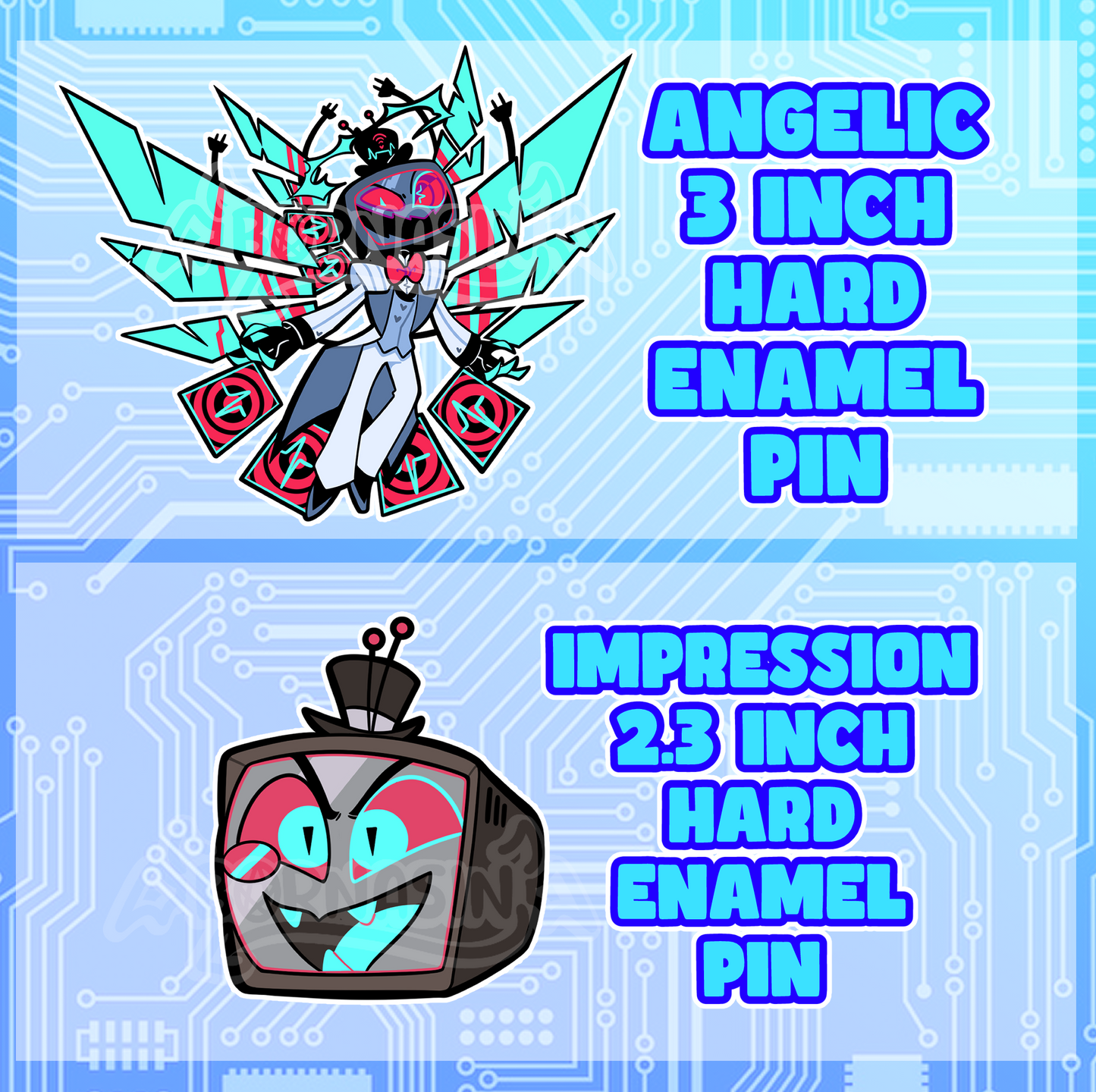 TV Man Hard Enamel Pins PRE-ORDER