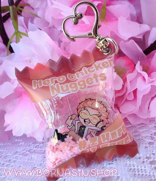 Hero Chicken Nuggets 3d Candy Bag Charm