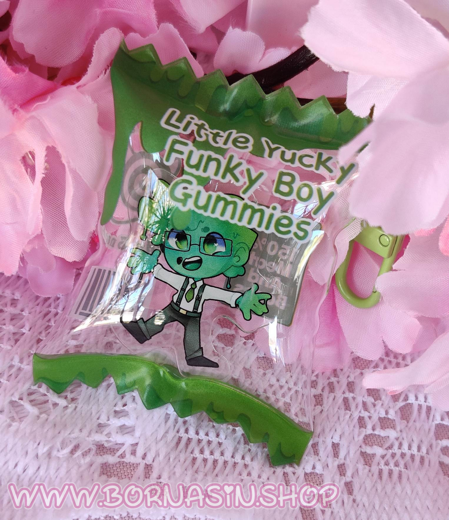 Little Yucky Funky Boy Gummies 3d Candy Bag Charms